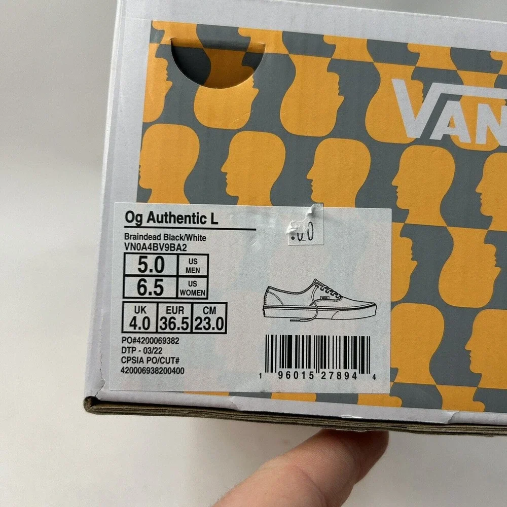 Vans Vault x Brain Dead Authentic LX “Checkerboard” 2024 - Picture 5 of 5